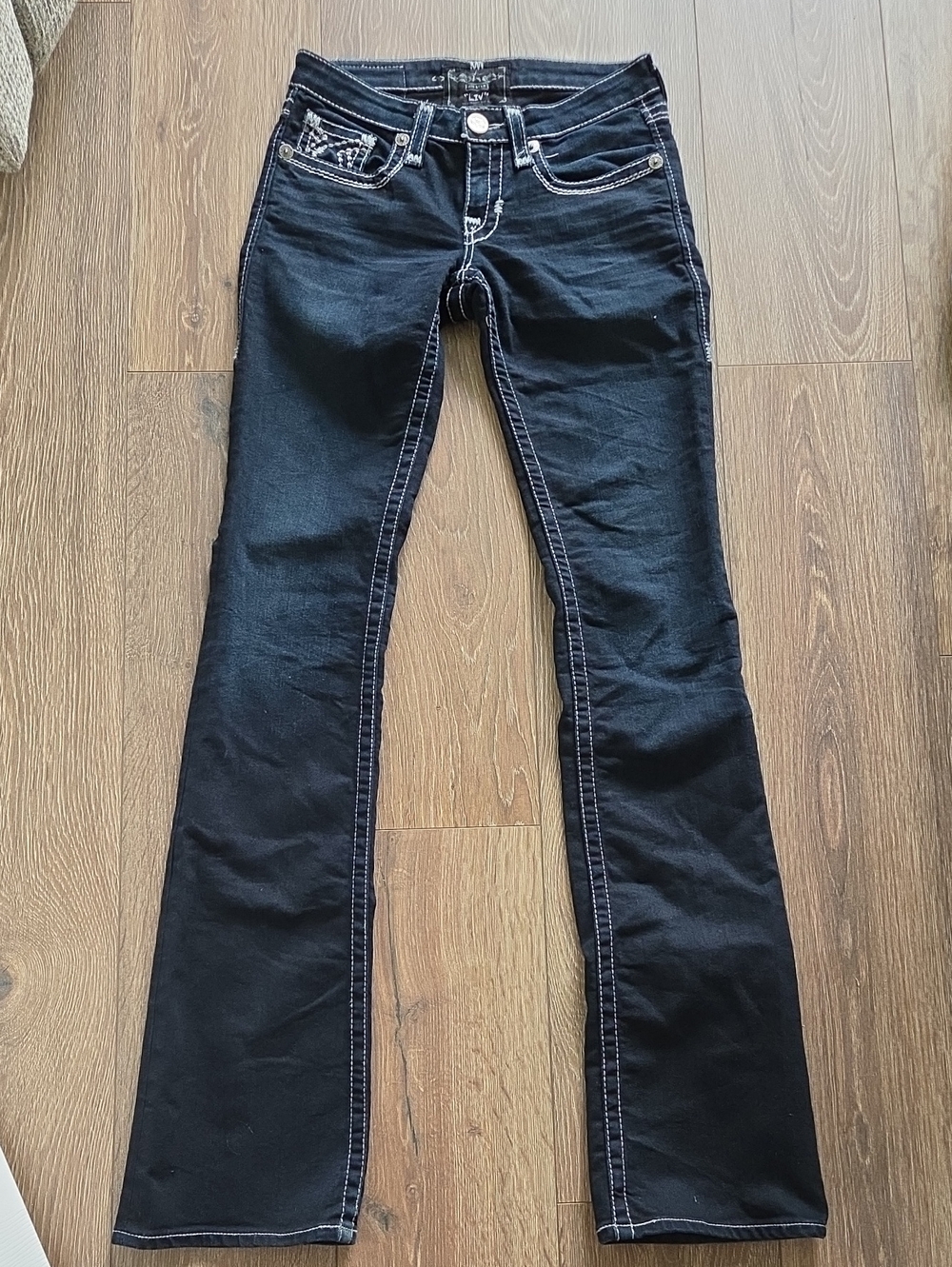 Big Star Women's Dark Blue Liv Boot Jeans 27XXL Regular
